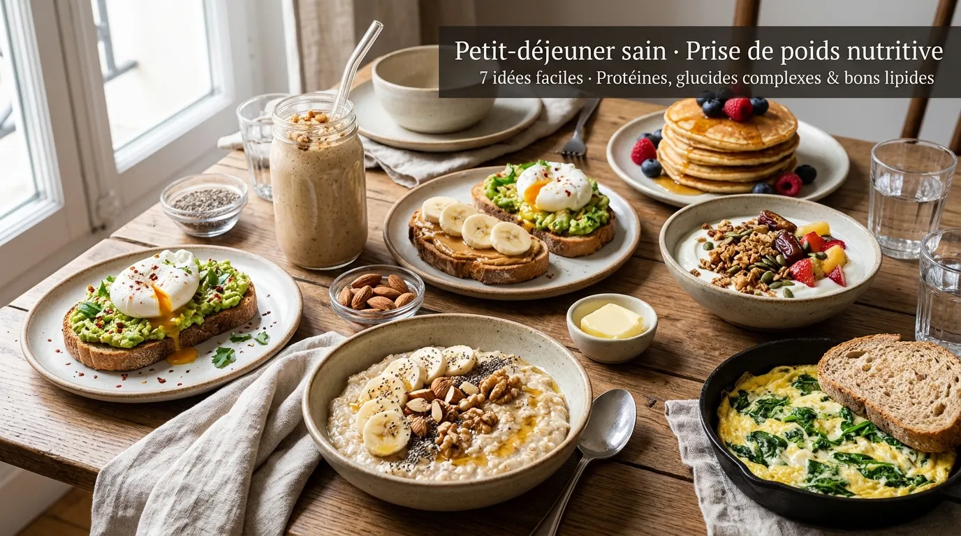 Health — petit-déjeuner: Petit-déjeuner pour grossir sainement : 7 idées faciles