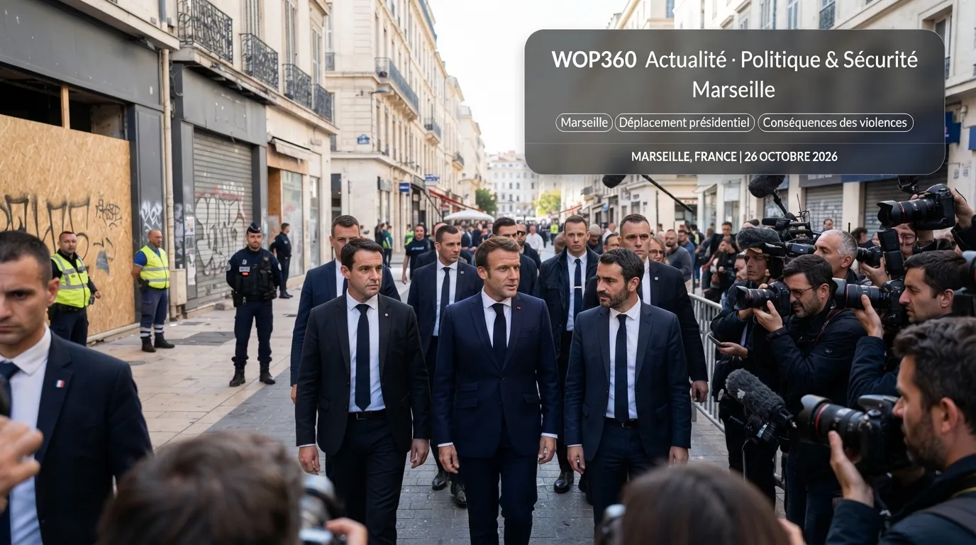 Security — macron: Macron à Marseille : sécurité et conséquences des violences