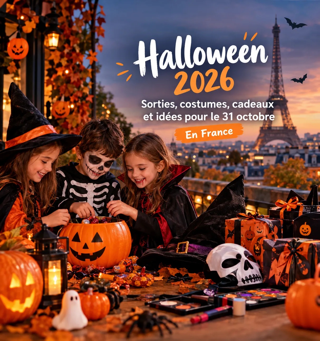 Halloween 2026 : sorties, costumes, cadeaux et idées pour le 31 octobre