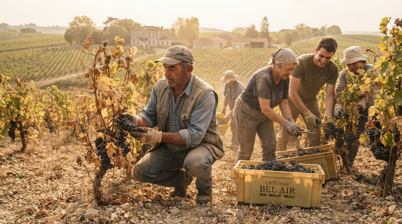 Bordeaux : sécheresse estivale et vendanges 2026 inquiètent le vignoble girondin