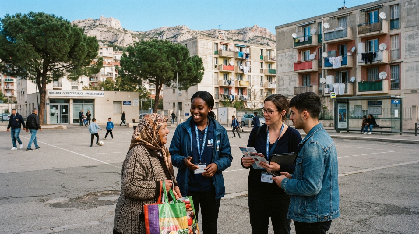 Marseille : plan social et cohésion dans les quartiers nord de la ville