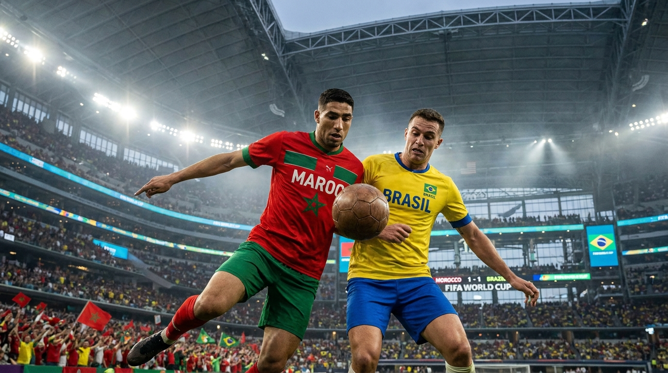 Maroc 1-1 Brésil : Saibari et Vinícius, nul historique