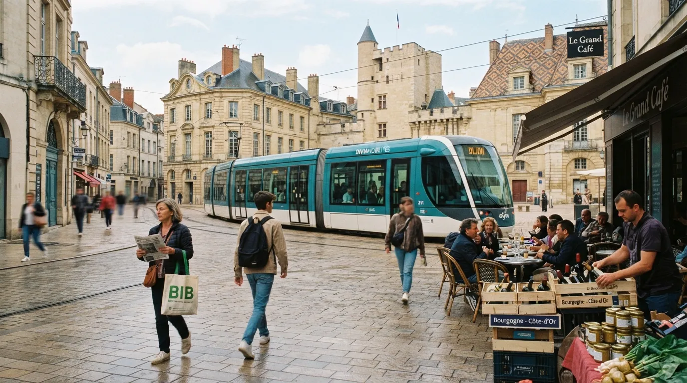 Dijon : capitale régionale, viticulture bourguignonne et mobilités TGV
